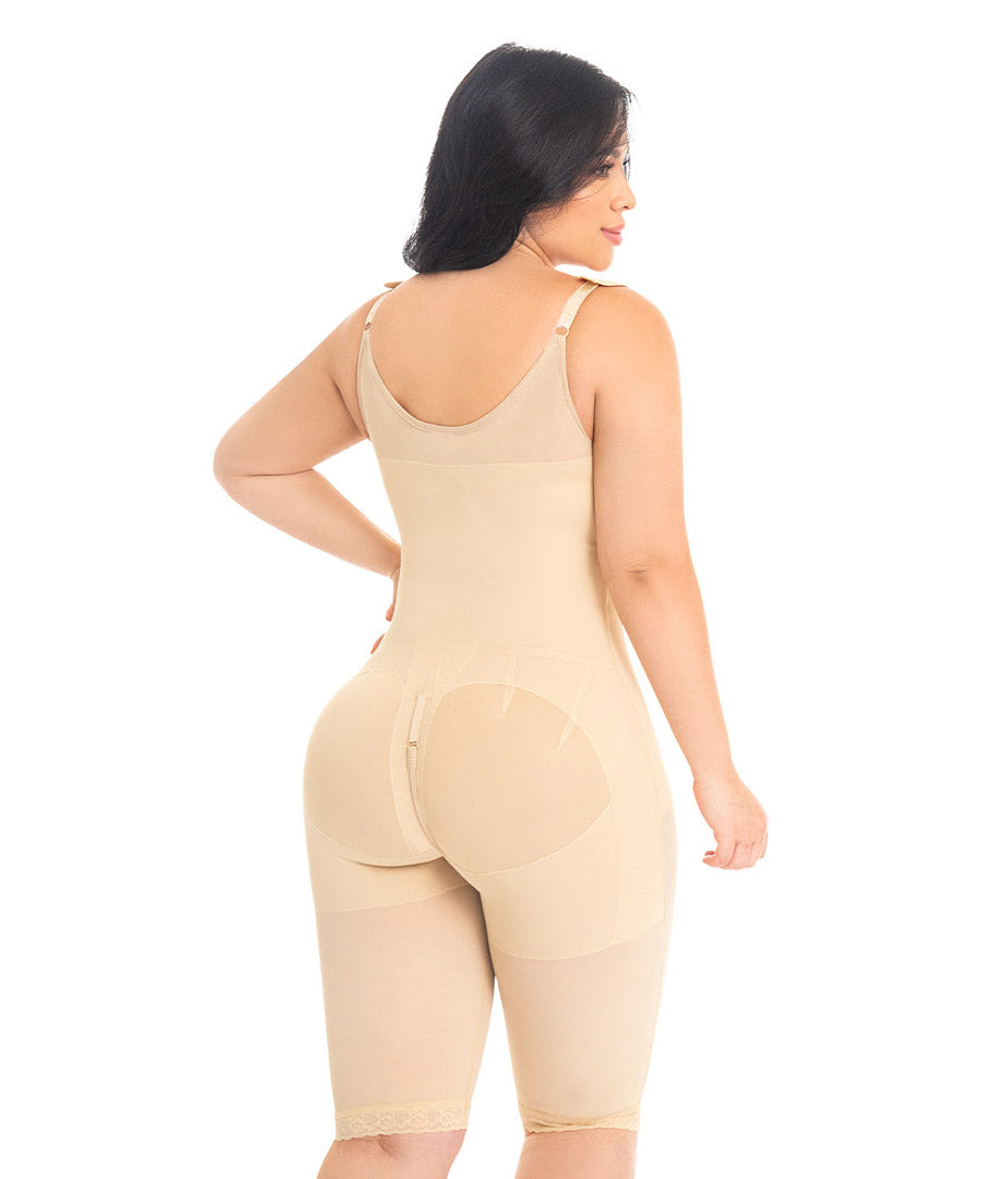 Poscirugía Control de abdomen Faja de cuerpo completo con mangas MYD00 –  Fajas Colombianas Shop